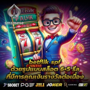 betflik spf ด้วยรูปแบบสล็อต 6×5 รีลที่มีการคูณเงินรางวัลต่อเนื่อง